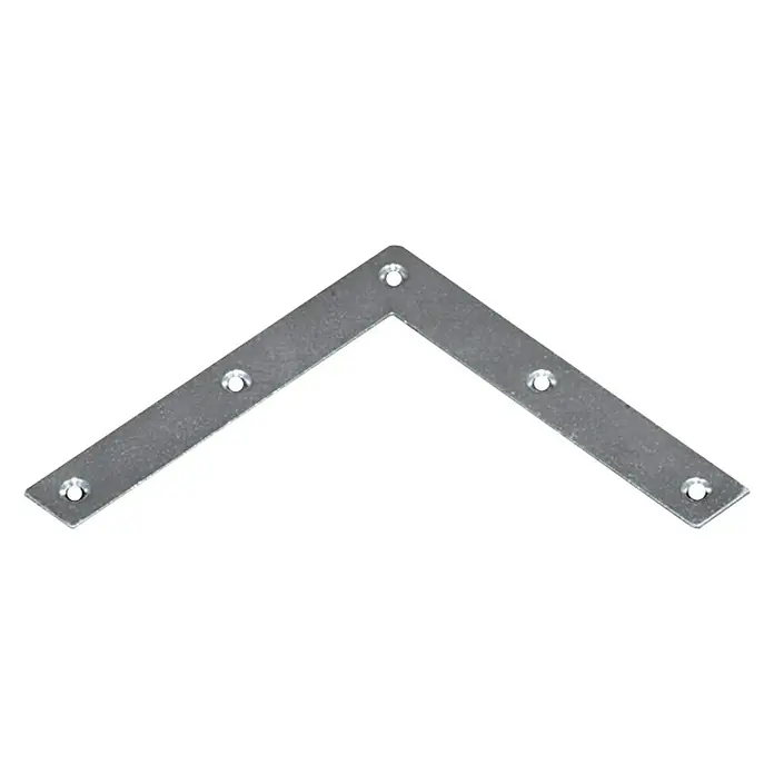 Stabilit Kutni nosač - 100 x 15 x 100 mm, Pocinčano, Srebrne boje - Dijagonalni pogled