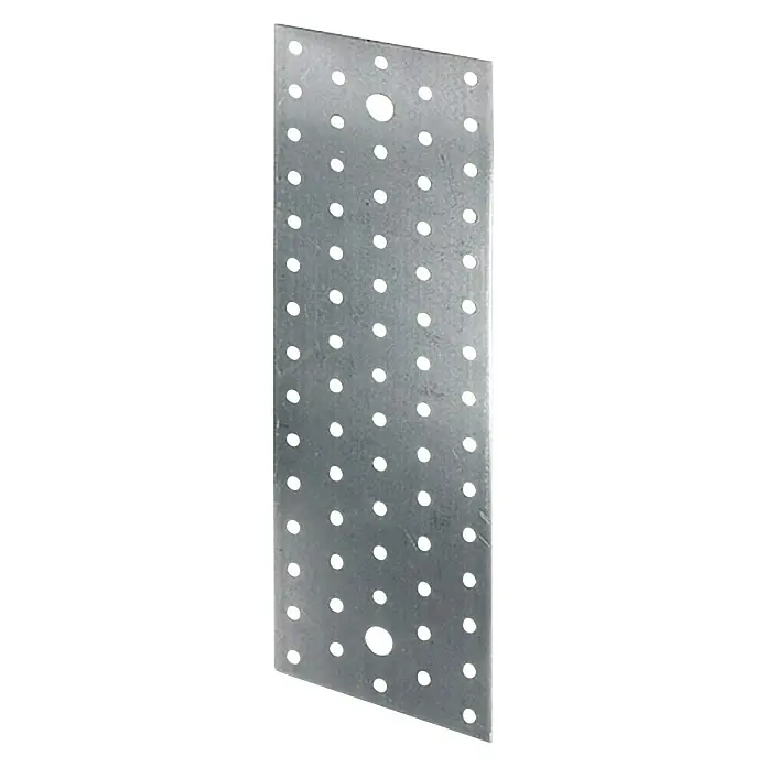 Stabilit Perforirana pločica - 300 x 100 mm, 1 Kom., Pocinčano, Debljina: 2 mm - Dijagonalni pogled