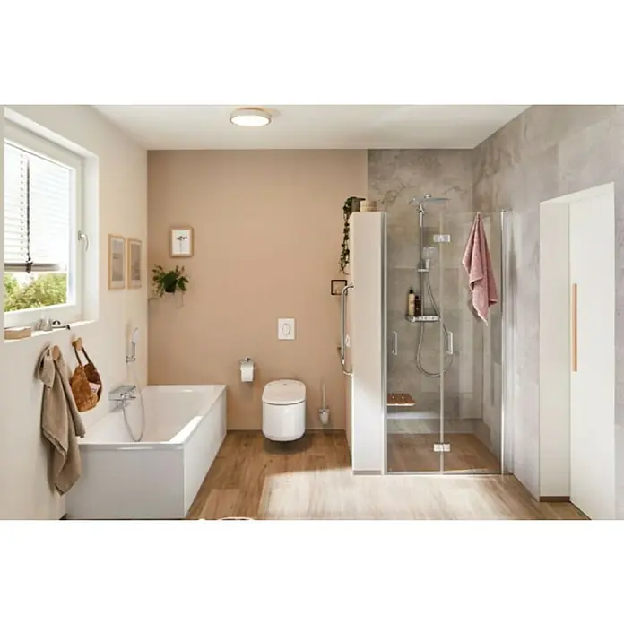 Paulmann Okrugla stropna LED svjetiljka - 20 W, Ø x V: 300 mm x 6,2 cm, Krom - Živopisni prikaz