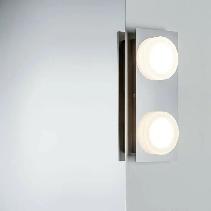 Paulmann Zidna i stropna LED svjetiljka - 9,6 W, D x Š x V: 4,2 x 23 x 9,5 cm, Krom - Živopisni prikaz