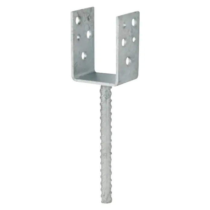 Stabilit U-potporni element - 81 x 50 x 80 mm, Vatrom pocinčano - Dijagonalni pogled