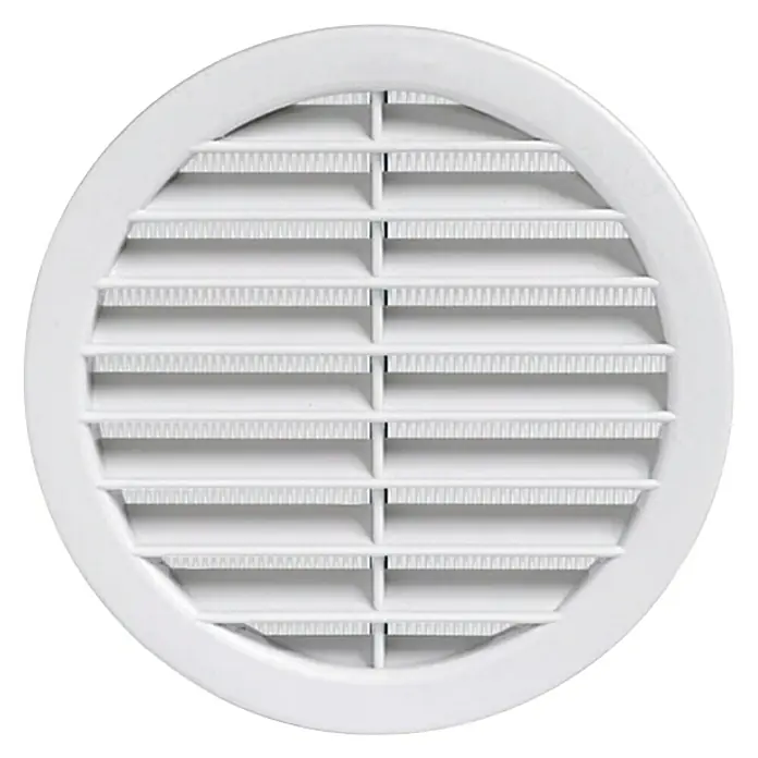 Vafra Okrugla ventilacijska rešetka - Promjer: 100 mm - Pogled sprijeda