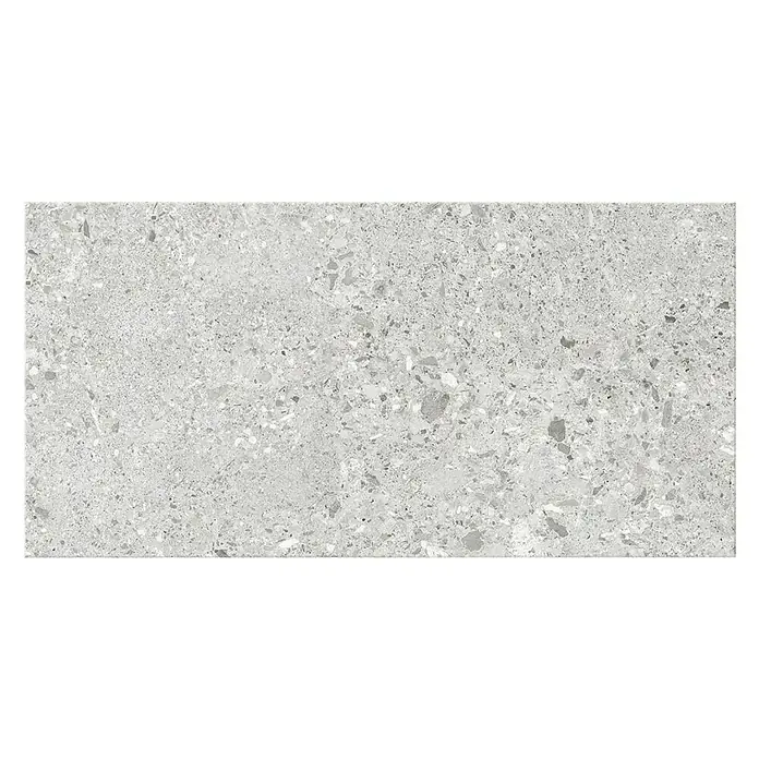 Gorenje Keramika Porculanska pločica Terrazzo - D x Š: 60 x 30 cm, Sive boje, Glazirano - Detaljan prikaz