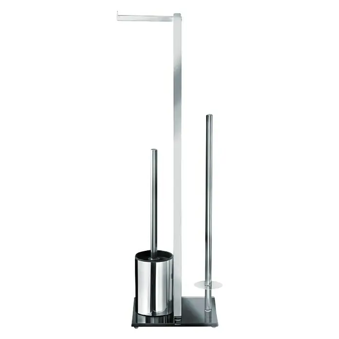 Wenko Toiletbutler - Chroom, b x h: 12 x 70 cm - Vooraanzicht