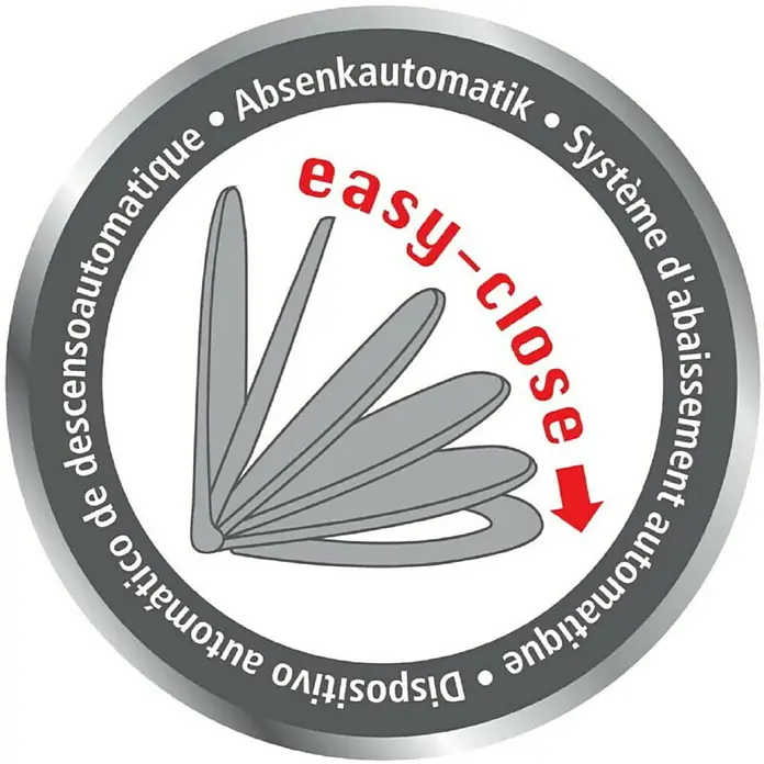 Wenko WC daska Shore - Samospuštajuća, MDF, Plavo-bijele boje