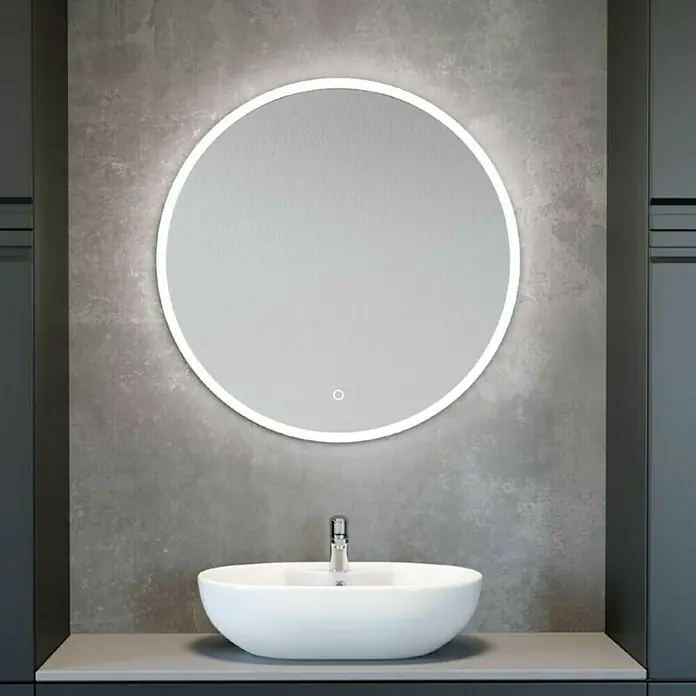 Camargue Okruglo ogledalo s LED rasvjetom Exclusive - 80 mm, 13,8 W - Živopisni prikaz