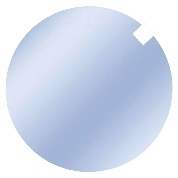 Ogledalo s LED rasvjetom Malaya - Promjer: 80 cm - Pogled odozdo