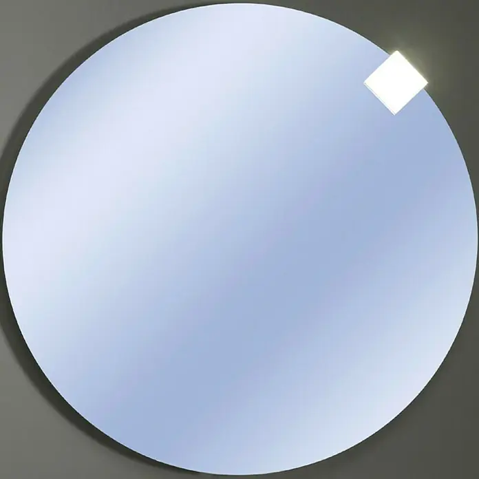 Ogledalo s LED rasvjetom Malaya - Promjer: 80 cm - Pogled odozdo