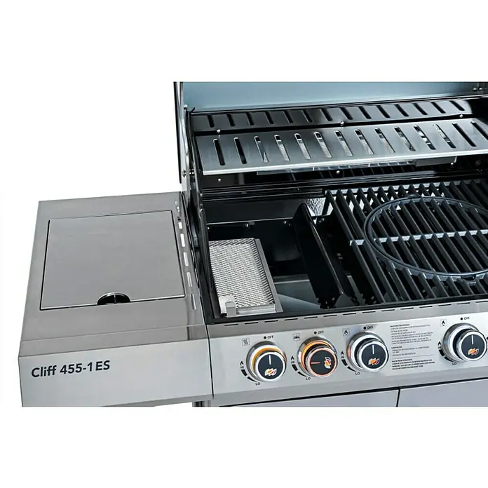 Plinski roštilj Cliff 455-1 ES - Broj plamenika: 4, 14 kW - Detaljan prikaz