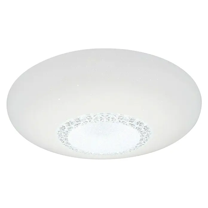 Tween Light Okrugla stropna LED svjetiljka - 60 W, Ø x V: 60 x 10,5 cm, Bijela-prozirna - Pogled odozdo