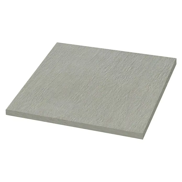 Pločica za terasu Slate Grey - Sive boje, 60 x 60 x 2 cm, Kamene pločice, Klasa protukliznosti prema normi DIN 51130: R10 - Dijagonalni pogled