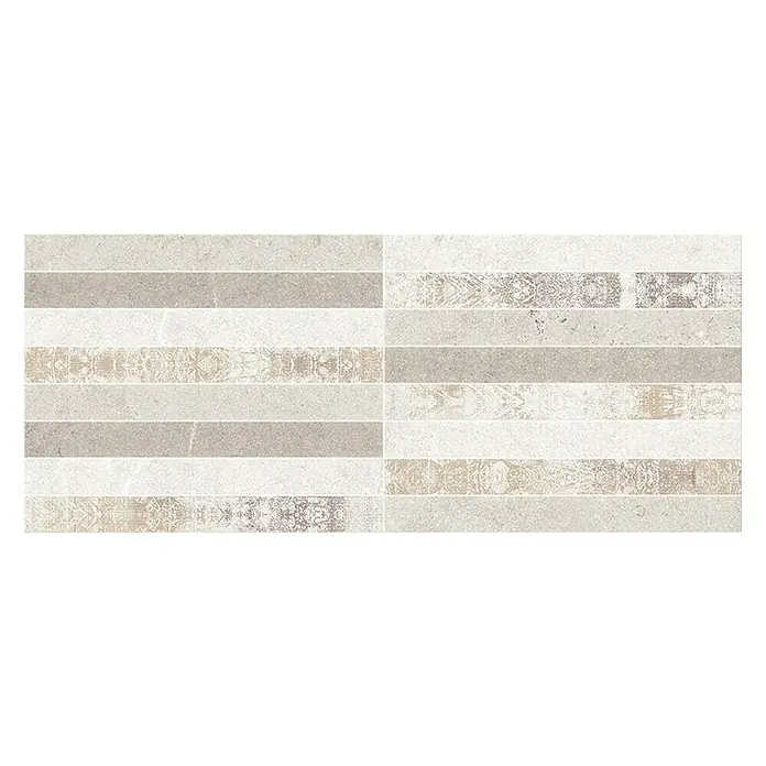 Gorenje Keramika Dekorativna pločica Kreta Levels - 60 x 25 cm, Bijelo-sive boje - Detaljan prikaz