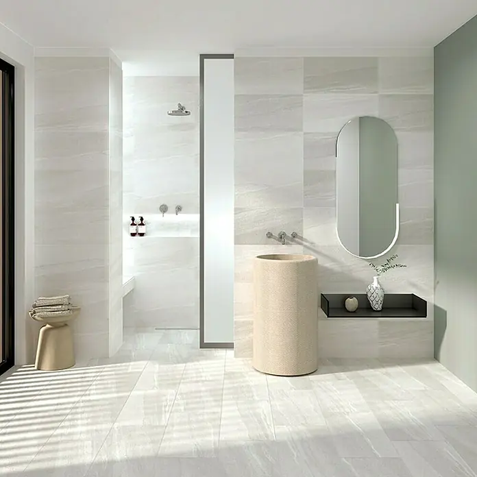 Gorenje Keramika Porculanska pločica Iceland Mist - 60 x 30 cm, Sive boje, Mat - Živopisni prikaz