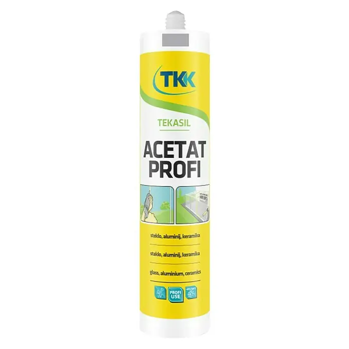Sanitarni silikon Tekasil - Sive boje, 300 ml - Pogled sprijeda