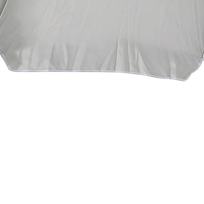 Sunfun Balkonski suncobran Provence II - Svijetlosive boje, Promjer: 250 cm - Detaljan prikaz
