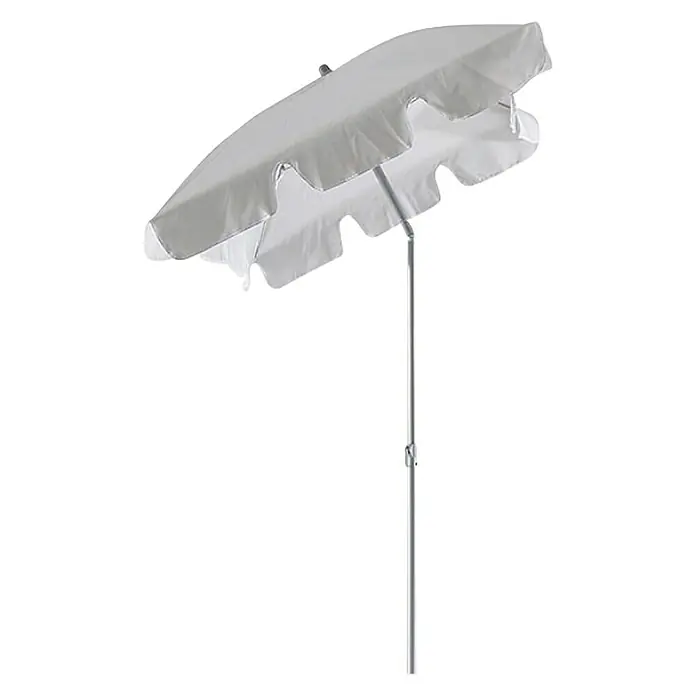Sunfun Balkonski suncobran Messina II - Svijetlosive boje, 180 x 120 cm - Dijagonalni pogled