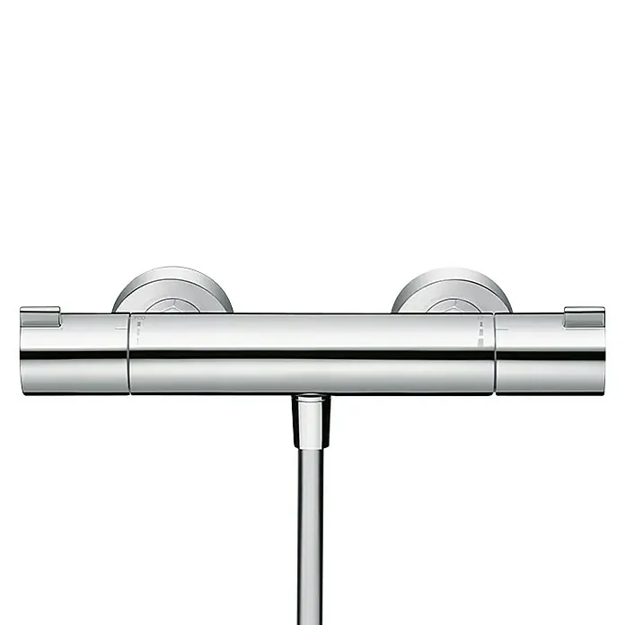 Hansgrohe Mješalica za tuš s termostatom - Krom, Sjaj - Pogled sprijeda