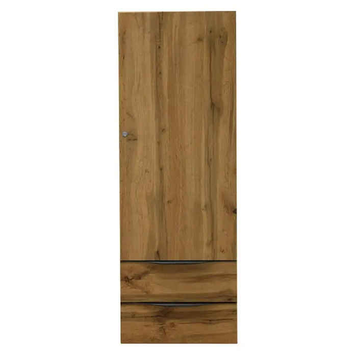 Kolpa San Kupaonski ormarić Malaya - Hrast, D x Š x V: 31,8 x 45 x 130 cm - Pogled sprijeda