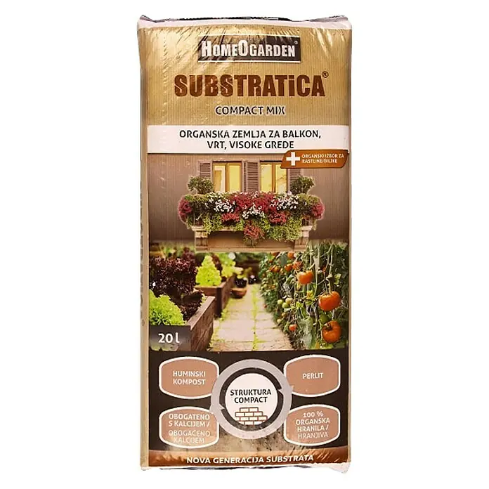HomeOgarden Zemlja za biljke Substratica Compact Mix - 20 l - Pogled sprijeda
