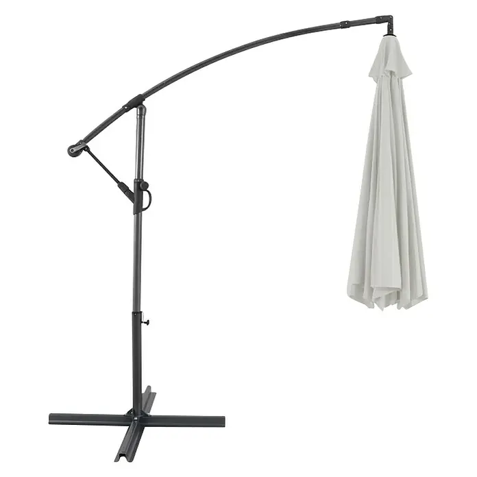 Viseći suncobran Verona - Natur, Promjer: 350 cm - Pogled s desne strane