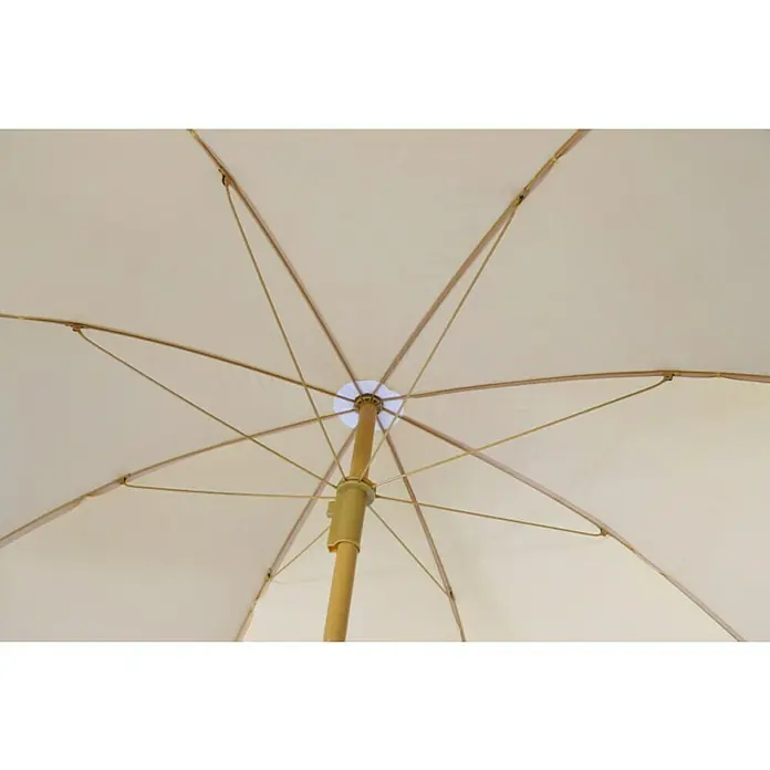 Suncobran za plažu - Žute boje, Promjer: 180 cm - Detaljan prikaz