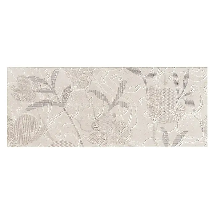 Gorenje Keramika Dekorativna pločica Unica - 50 x 20 cm, Sivo bijele boje - Detaljan prikaz