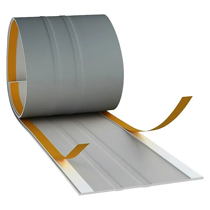 BaukulitVox Samoljepljiva traka za rubove - Srebrnosive boje, 3.000 x 50 x 1,5 mm - Dijagonalni pogled