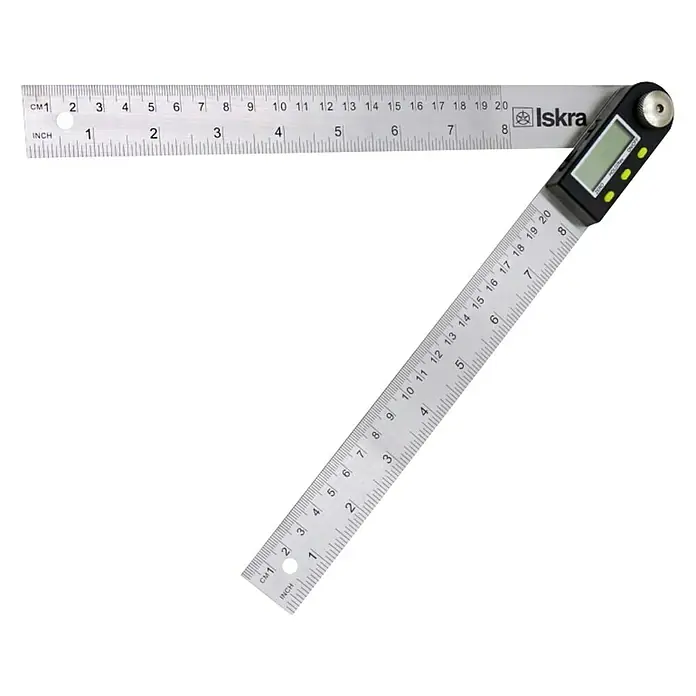 Digitalni kutomjer Iskra 5422-200 - Mjerni opseg: 0° - 360° (4 x 90°) - Pogled s lijeve strane