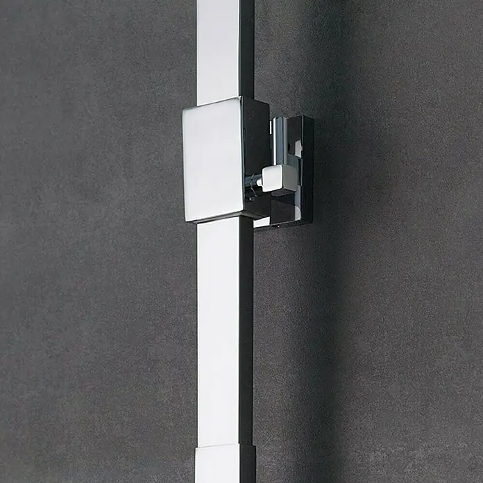 Camargue Duschsystem Grande Vita - Mit Thermostatarmatur, Anzahl Strahlarten: 3 Stk., Chrom/Schwarz - Detailaufnahme
