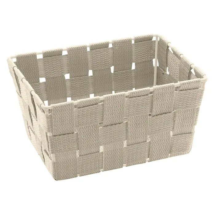 Košarica za pohranu Adria mini - Bež boje, 14 x 19 x 9 cm - Dijagonalni pogled