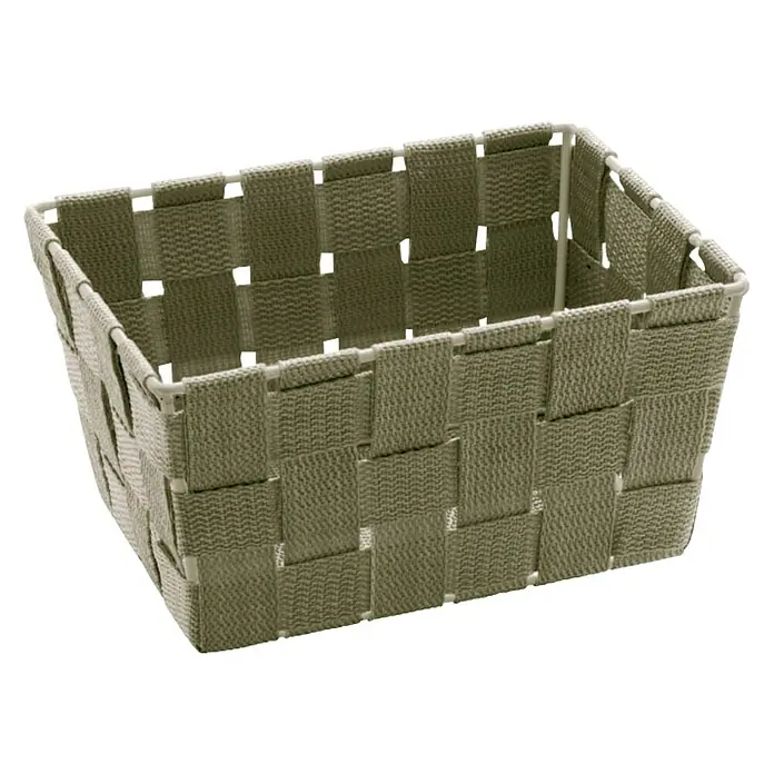 Wenko Adria Košarica za pohranu Mini - 14 x 19 x 9 cm, Smeđe boje - Dijagonalni pogled