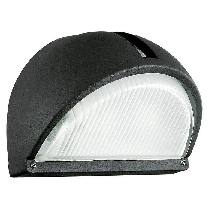 Eglo Vanjska zidna svjetiljka - 60 W, 15 x 22 x 15 cm, Crne boje, IP44 - Dijagonalni pogled