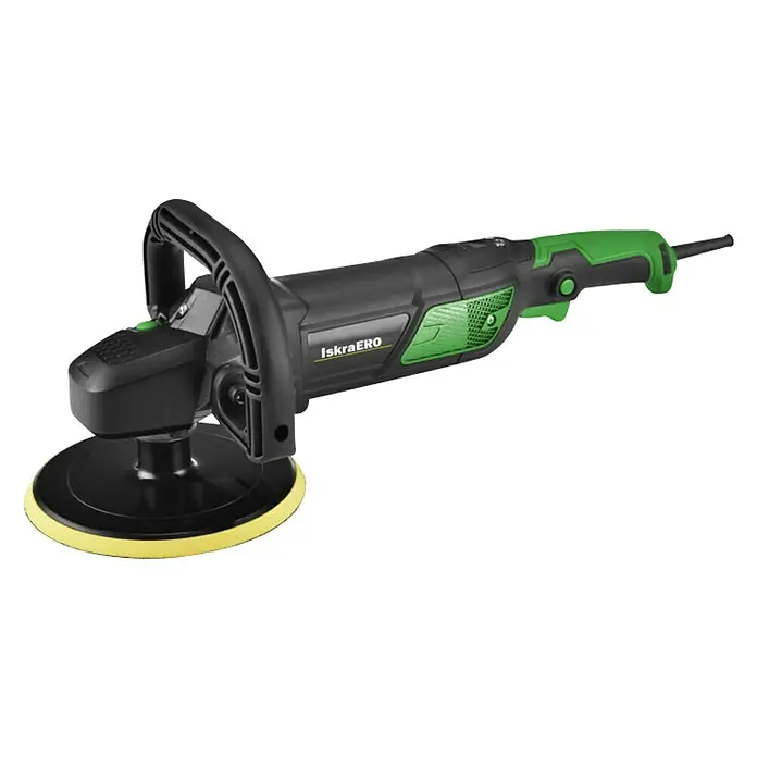 Iskra ERO Brusilica za poliranje IE-PS510-180S - 1.500 W, Promjer ploče za poliranje: 180 mm, 600 okr/min - 3.000 okr/min - Dijagonalni pogled