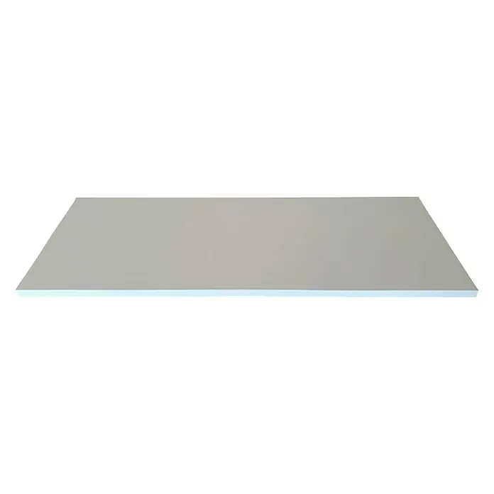 Zidna polica svijetlo siva - D x Š x V: 1.200 x 400 x 18 mm - Dijagonalni pogled
