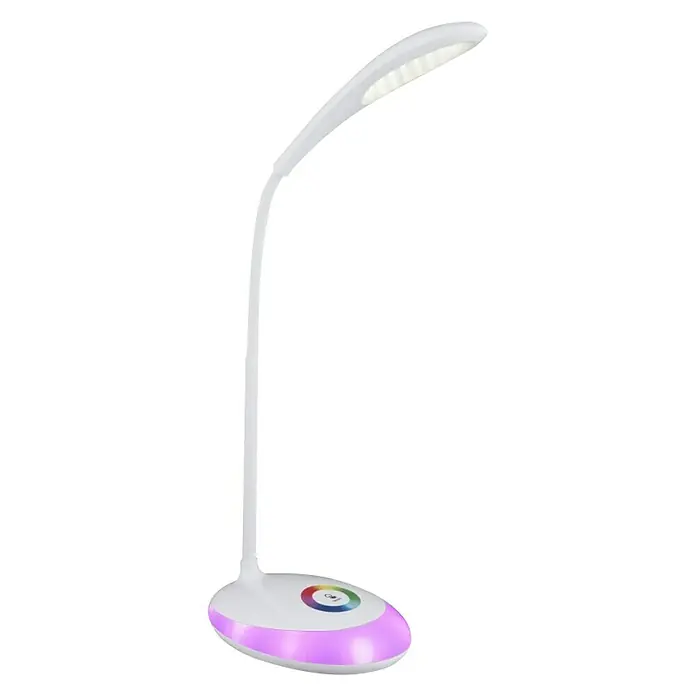 Globo Stolna LED svjetiljka - 4,4 W, D x Š x V: 30 x 11 x 48 cm, Bijele boje, Neutralno bijelo - Dijagonalni pogled