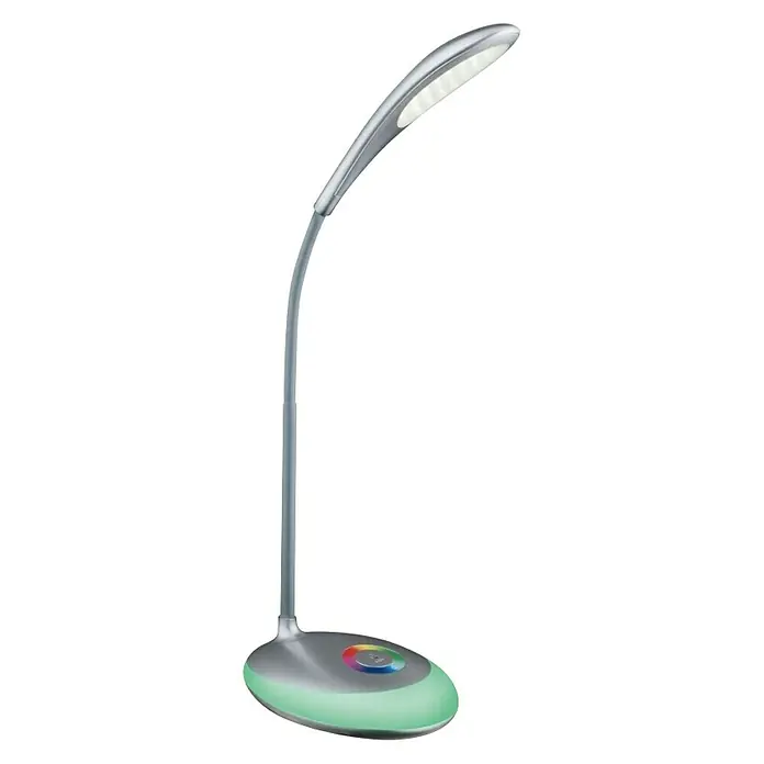 Globo Stolna LED svjetiljka - 4,4 W, D x Š x V: 30 x 11 x 48 cm, Metalik srebrne boje, Neutralno bijelo - Dijagonalni pogled
