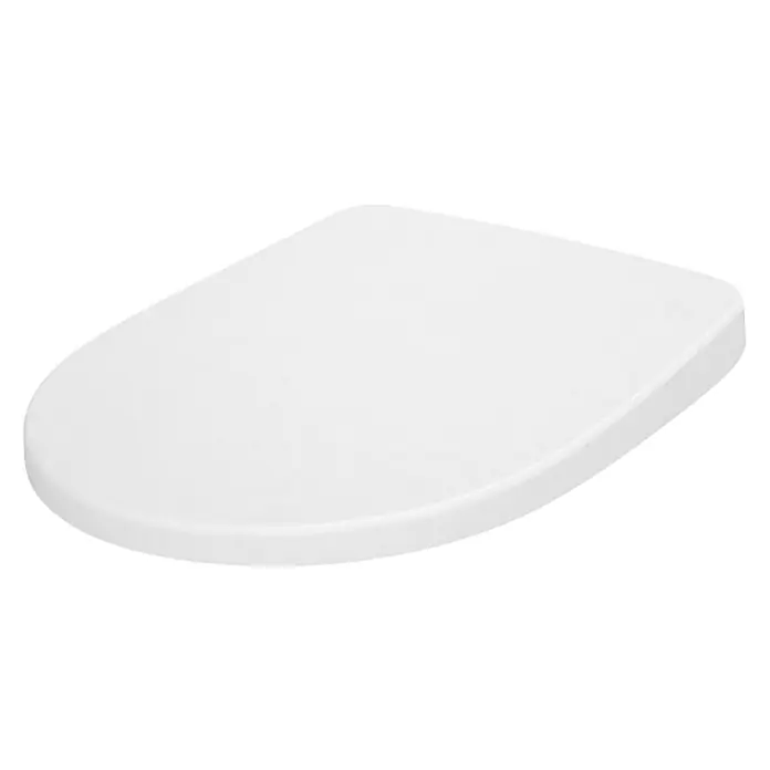 Camargue New York WC daska - Samospuštajuća, Duroplast, Bijele boje - Dijagonalni pogled