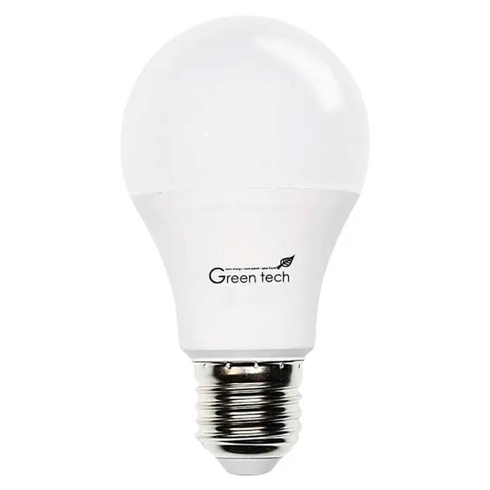 LED žarulja Green Tech - 6 W, Topla bijela, E27, 600 lm - Pogled sprijeda