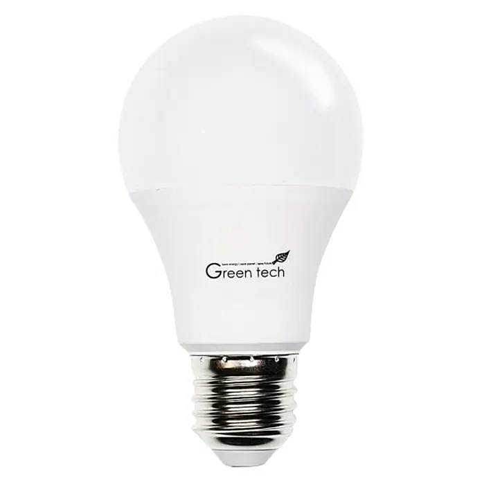 LED žarulja Green Tech - 6 W, Hladna bijela, E27, 600 lm - Pogled sprijeda