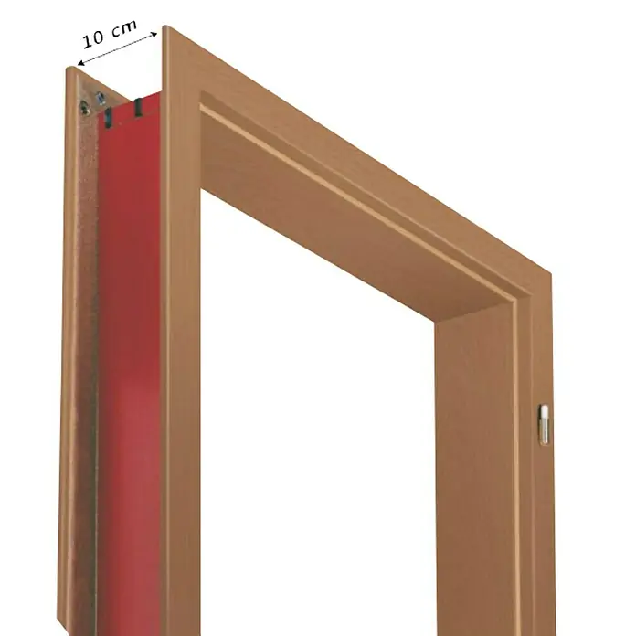 Doornite Dovratnik - D x Š x V: 100 x 750 x 2.000 mm, DIN desno, Bukva - Dijagonalni pogled