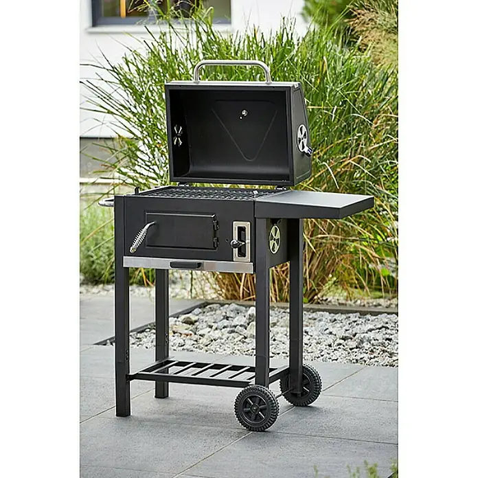 Grillstar Grillwagen Boston - 46 x 89 x 96 cm, Mit Rollwagen - Stimmungsaufnahme
