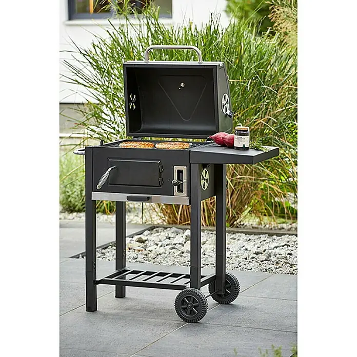 Grillstar Grillwagen Boston - 46 x 89 x 96 cm, Mit Rollwagen - Stimmungsaufnahme