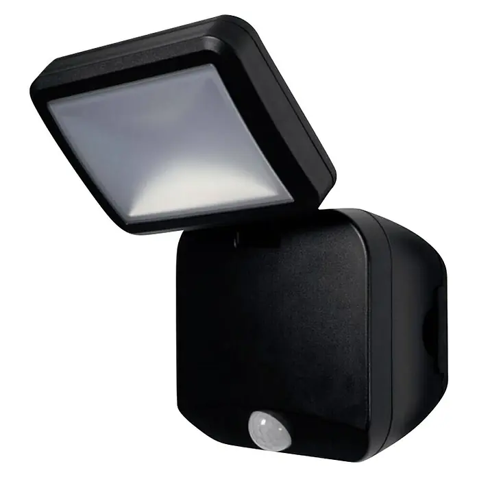Ledvance LED vanjski reflektor sa senzorom - 4 W, Crne boje, Senzor pokreta, S 1 žaruljom - Dijagonalni pogled