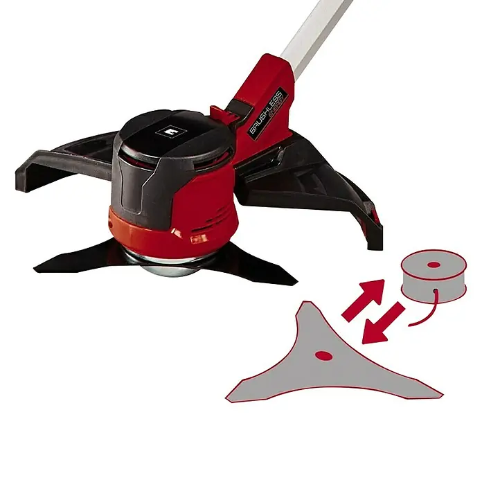 Einhell Power X-Change Akumulatorski trimer za travu Agillo - 36 V, Bez akumulatora, Širina reza: 30 cm - Dijagonalni pogled