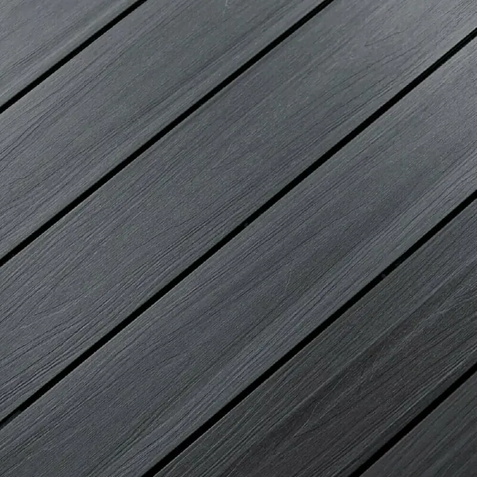 WPC daska za terasu - 200 x 14 x 2,3 cm, Tamnosive boje - Detaljan prikaz