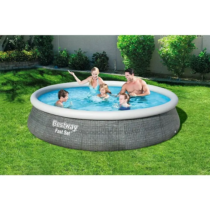 Bestway Komplet za bazen - Promjer: 396 cm, Visina: 84 cm, 7.340 l - Živopisni prikaz