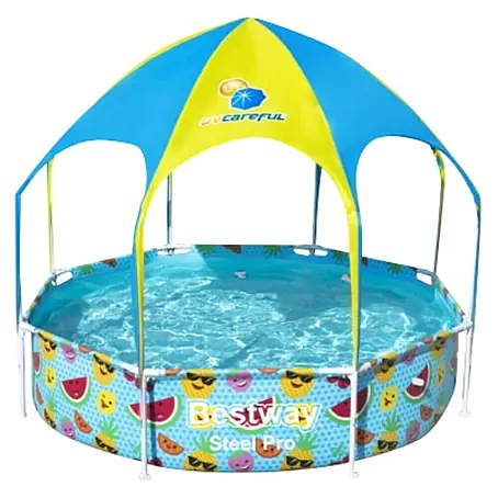 Bestway  Dječji bazen Steel Pro Splash-in-Shade