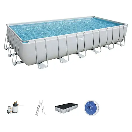 Bestway  Bazen sa priborom Power Steel Rectangular
