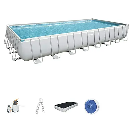 Bestway  Bazen sa priborom Power Steel Rectangular