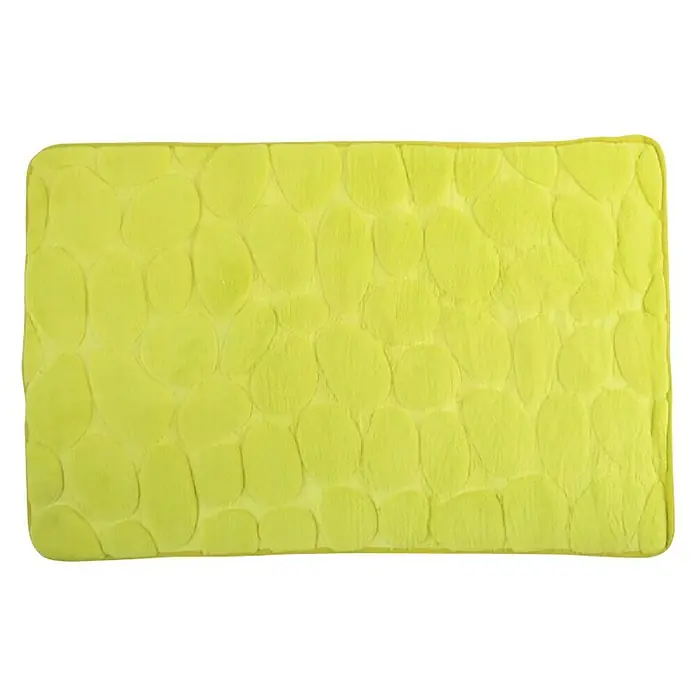Kupaonski tepih Galet - 400 x 600 mm, Zelene boje - Pogled s gornje strane
